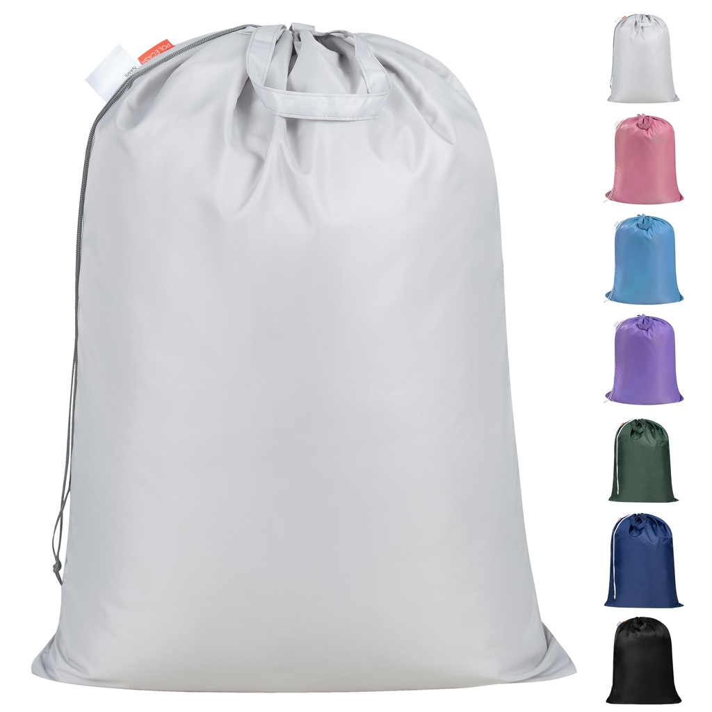 Small Travel Laundry Bag - Beige