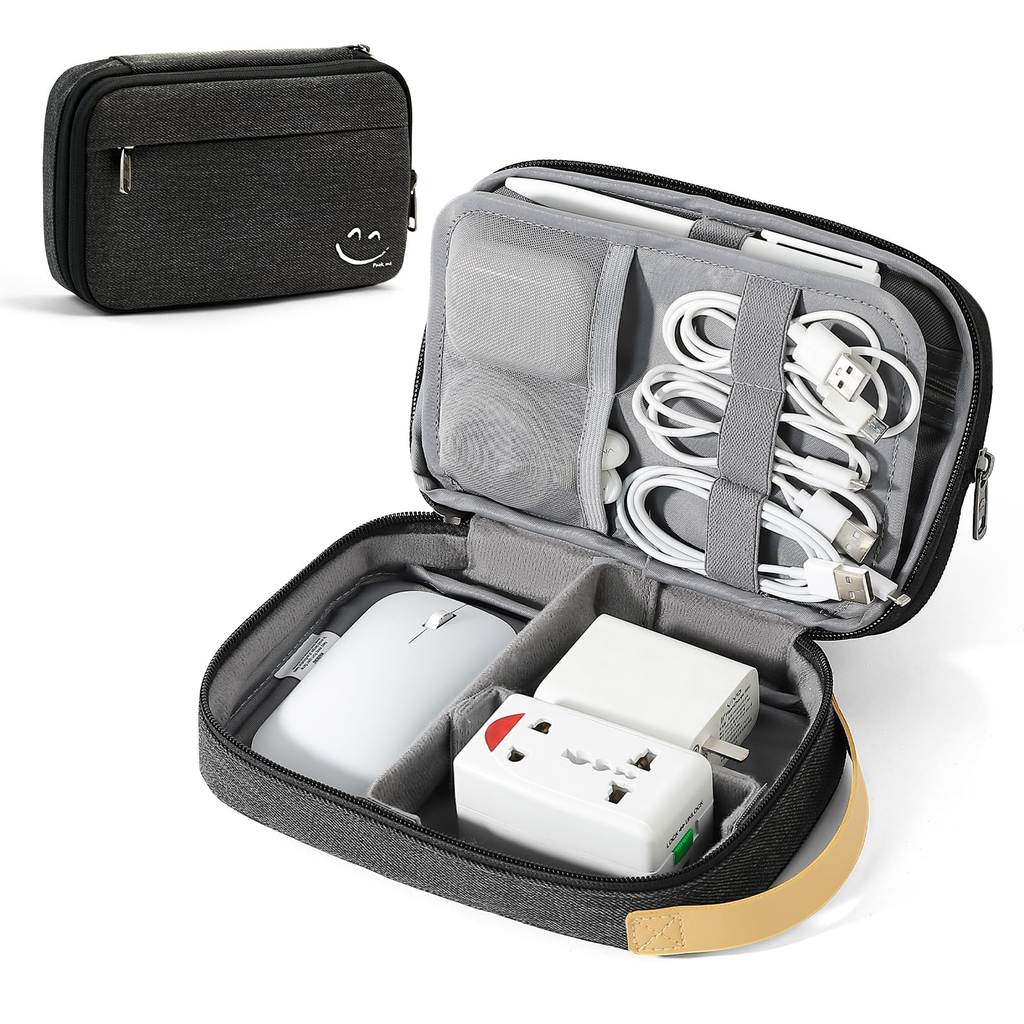 Indoor Travel Cable Organizer - Navy