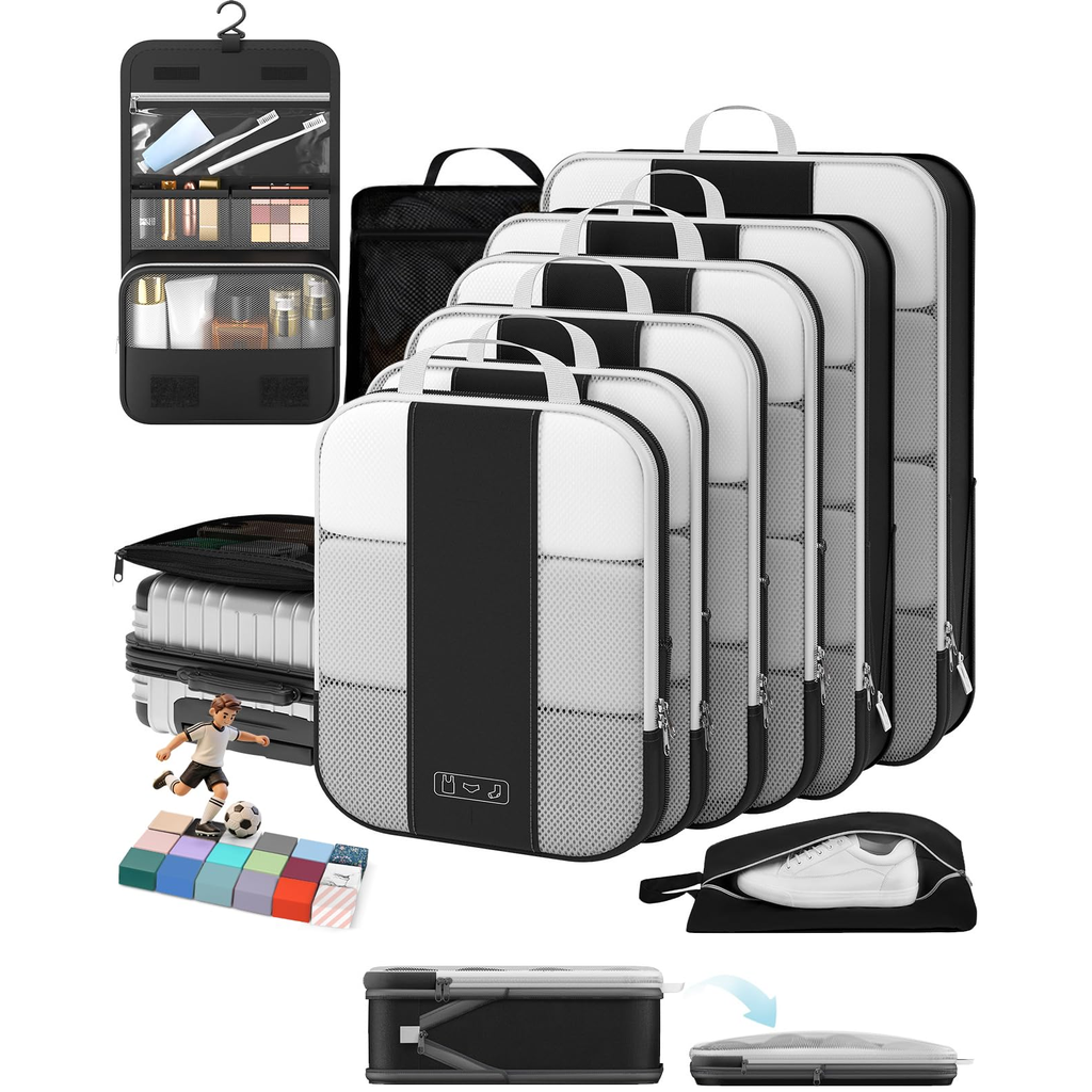 Neutral Packing Cube - Blue
