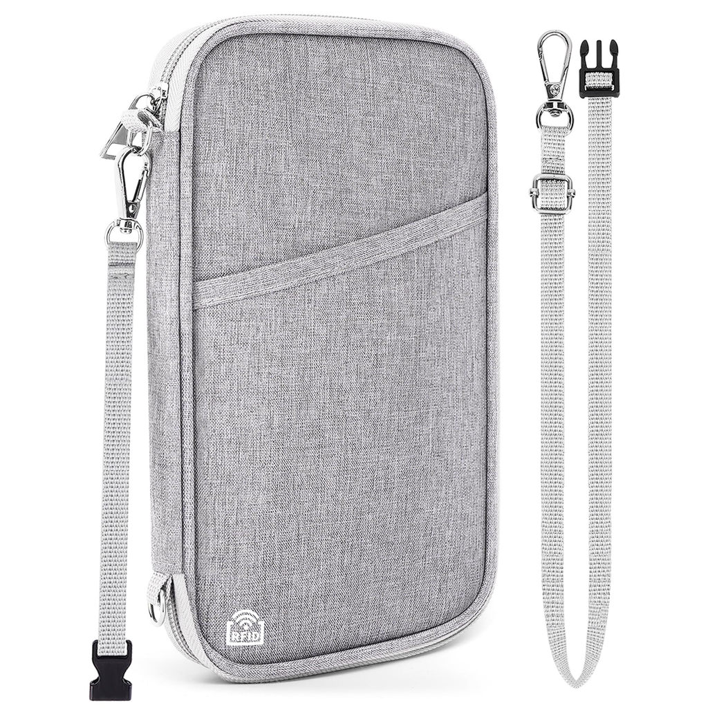 Family Travel Document Organizer - Terracotta
