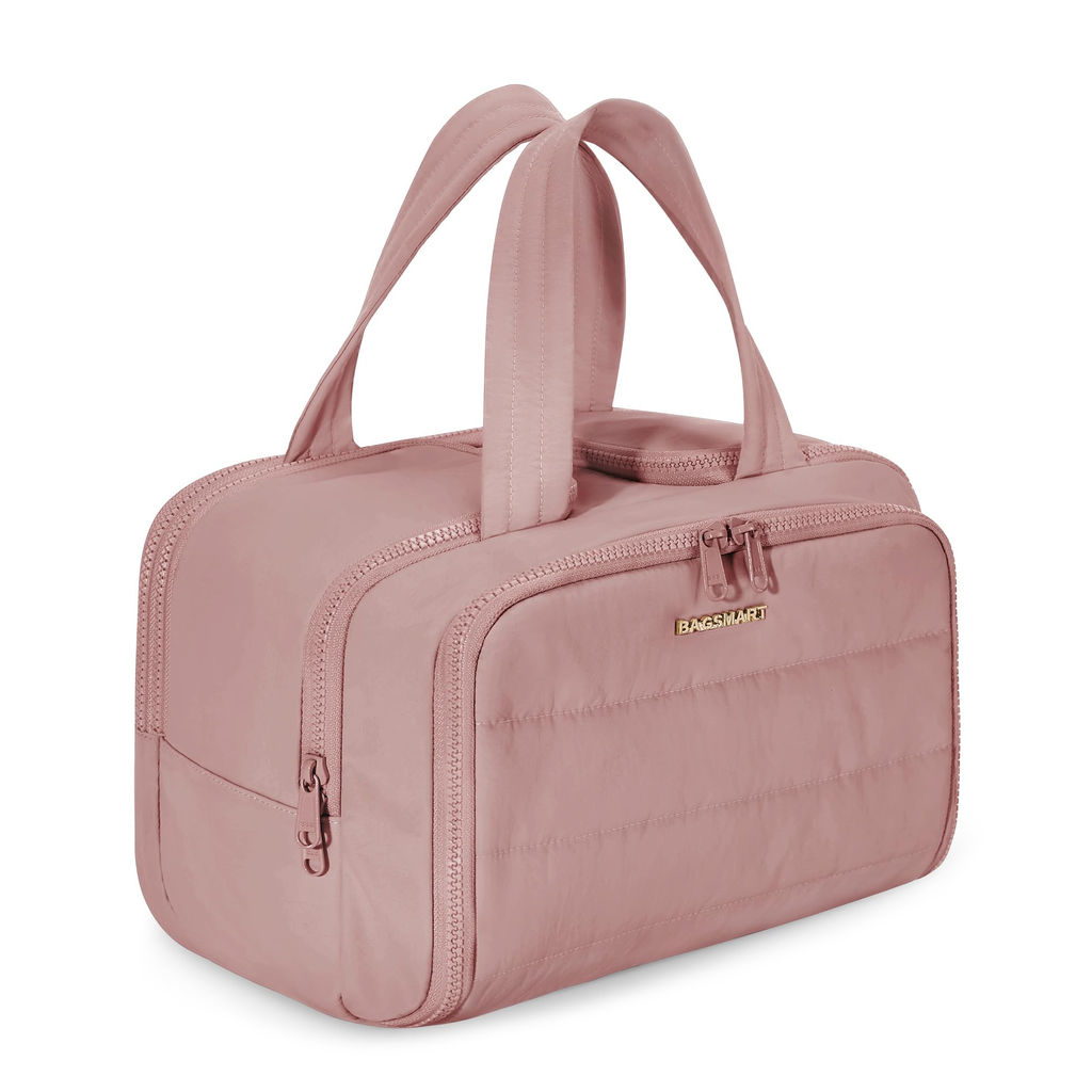 Wide Cosmetic Travel Bag - Navy