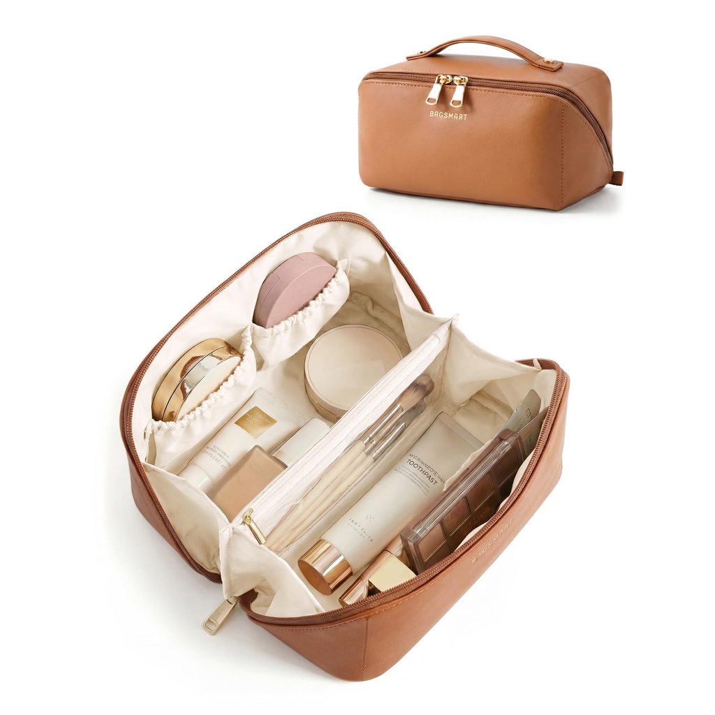 Soft Cosmetic Travel Bag - Green