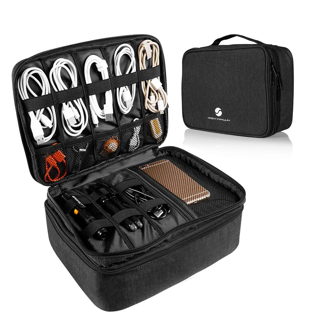 Travel Travel Cable Organizer - Beige