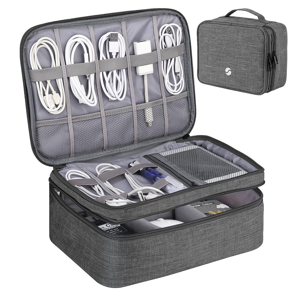Travel Travel Cable Organizer - Charcoal